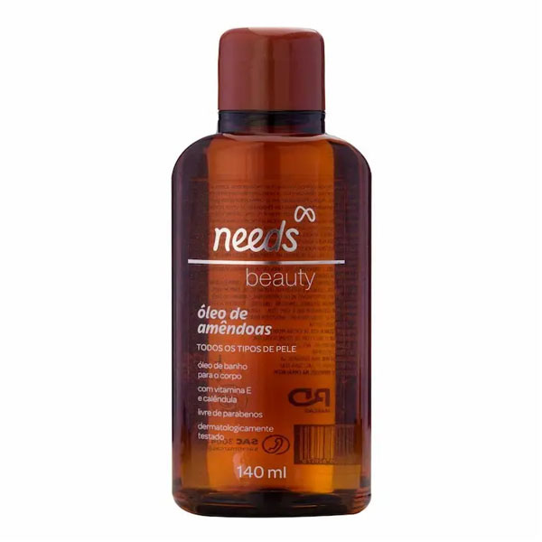Óleo de Amêndoas Needs Beauty para Banho 140ml